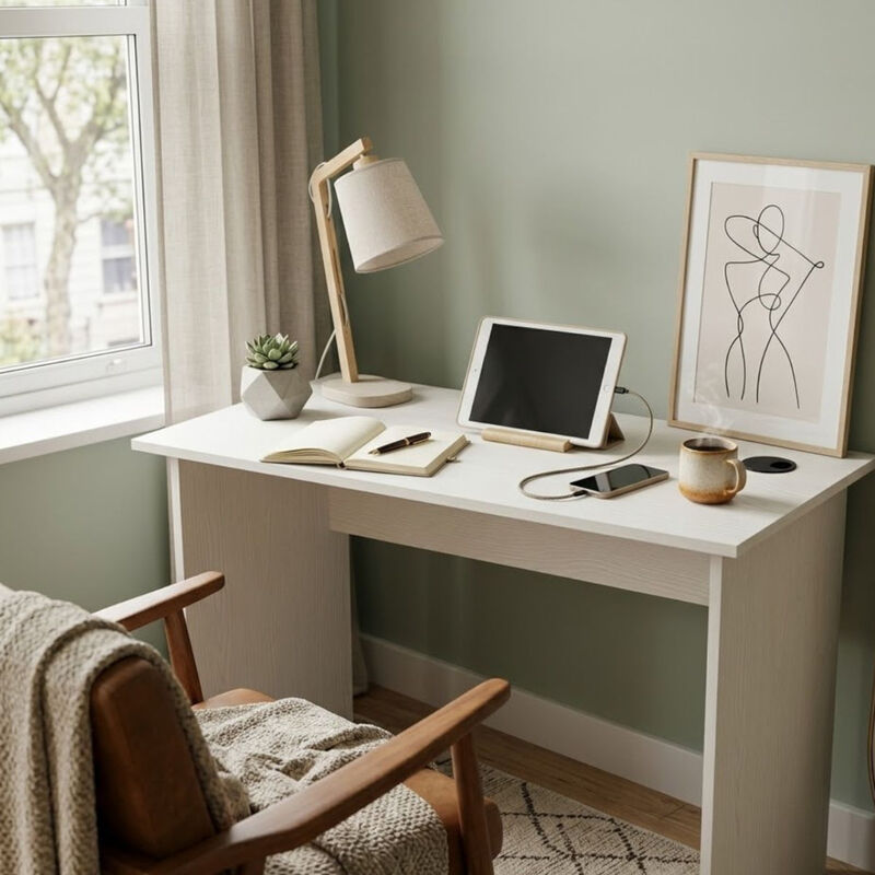 Escritorio Oficina Estudiantil Isto Blanco Home... image number null