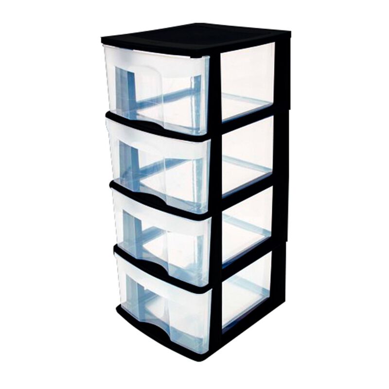 Caja Pl&aacute;stico Organizador Cajonera 4 Cajones 83... image number null
