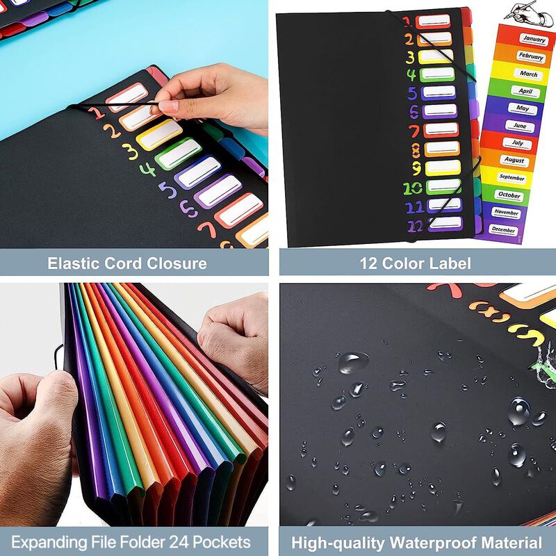 Carpeta De Archivo Expandible Edufun A4 32 cm 2... image number null