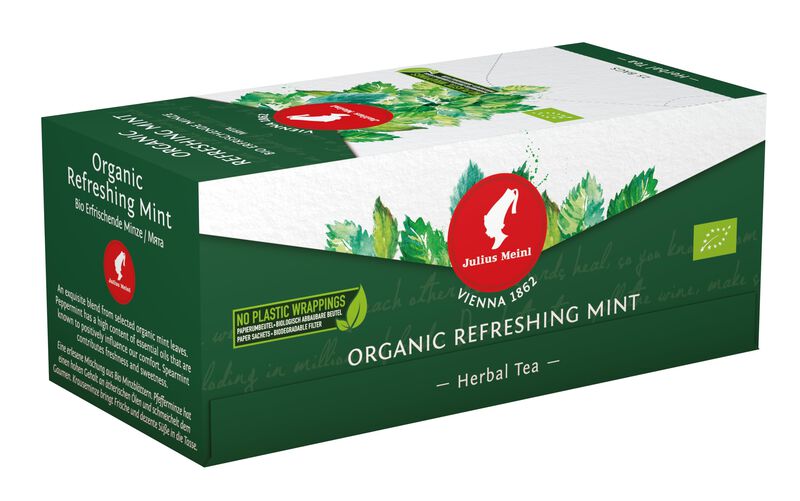 Julius Meinl T&eacute; De Menta Org&aacute;nico &ndash; 25 Bolsas S... image number null