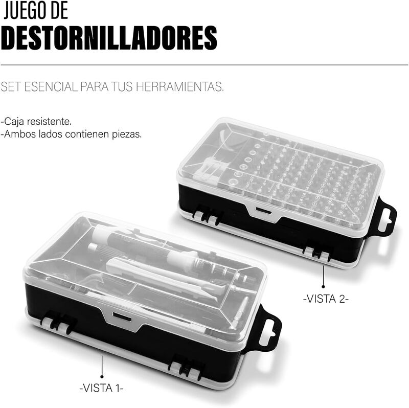Juego De Destornilladores 117 En 1. Destornilla... image number null