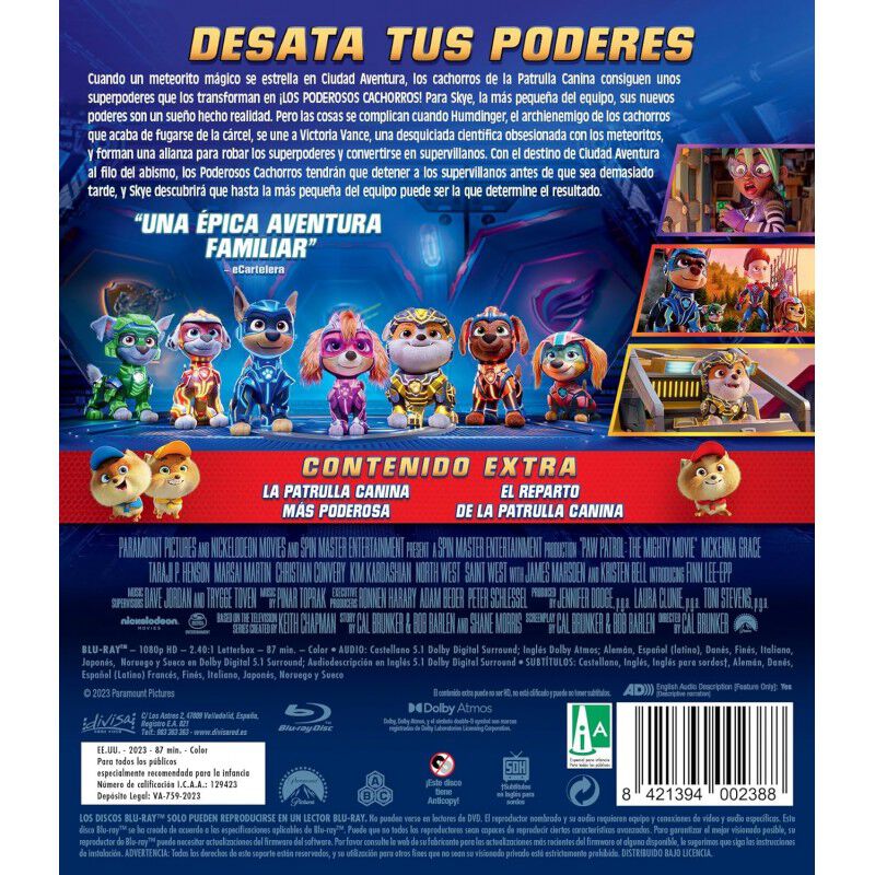 La Patrulla Canina (Paw Patrol) - La Superpelic... image number null