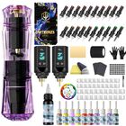 Set De Pluma Para Tatuar Poseidon Inal&aacute;mbrico Con 2 Bater&iacute;as