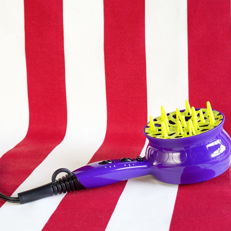 Secador Difusor De Pelo, Cabezal De Cama Curls-... image number null