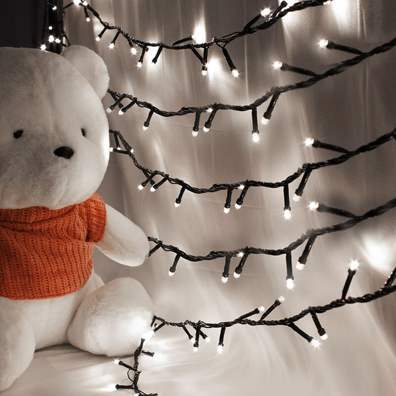 Serie De Luces Blanca Navide&ntilde;a 500 Luz Led 8 Fu... image number null