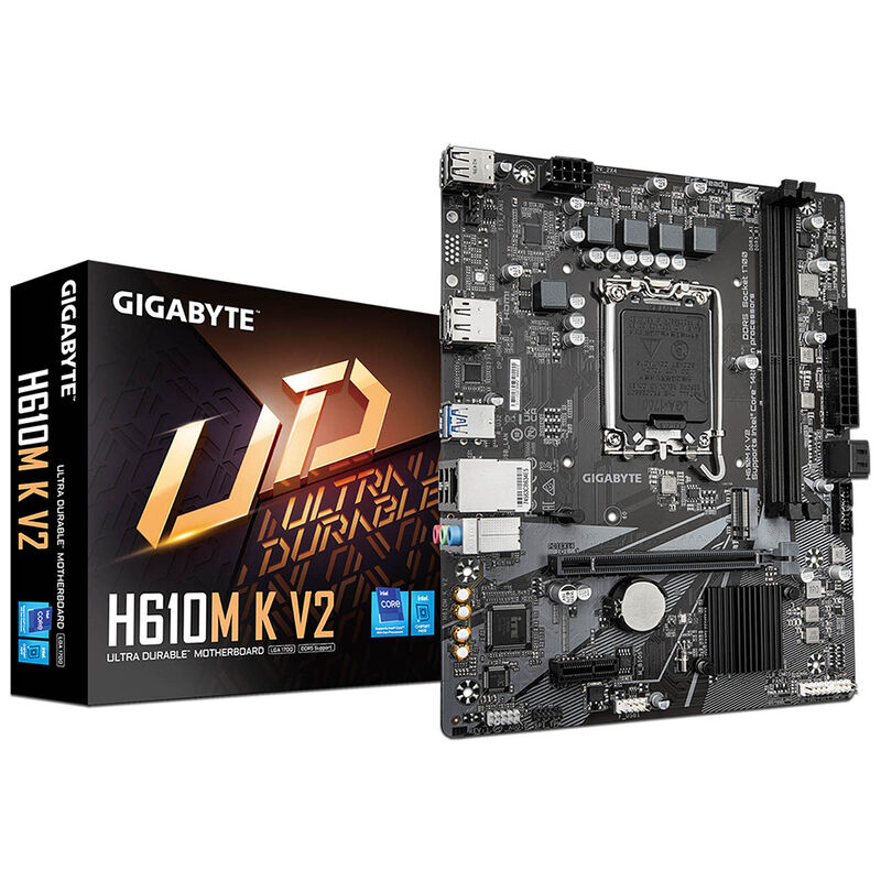 T. Madre GIGABYTE H610M K V2: Socket 1700, DDR5... image number null