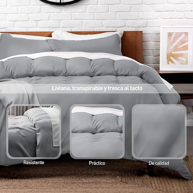 Juego de Funda Duvet para Edredon Matrimonial G... image number null