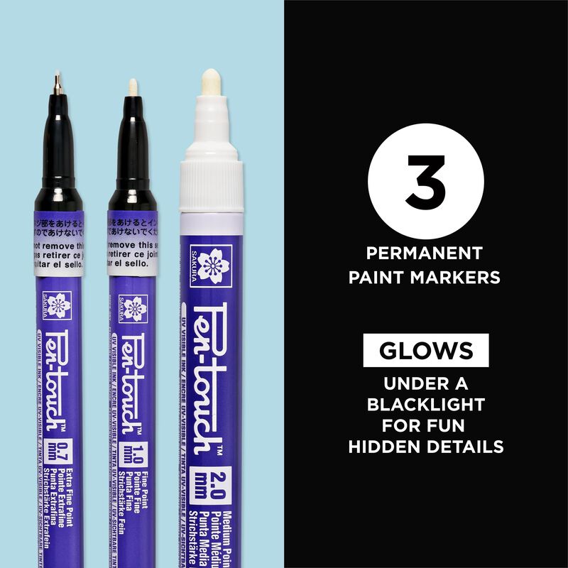 Marcadores De Pintura Sakura Pen-touch Uv, Luz ... image number null