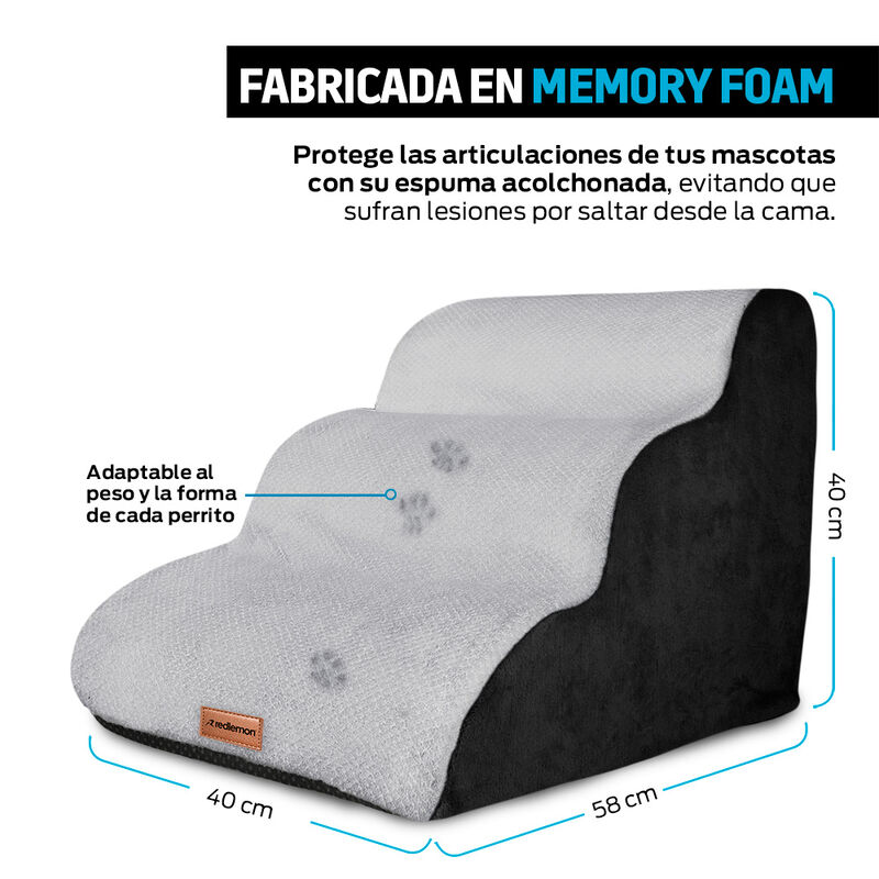 Escalera para Perro Gato Mascotas Memory Foam A... image number null