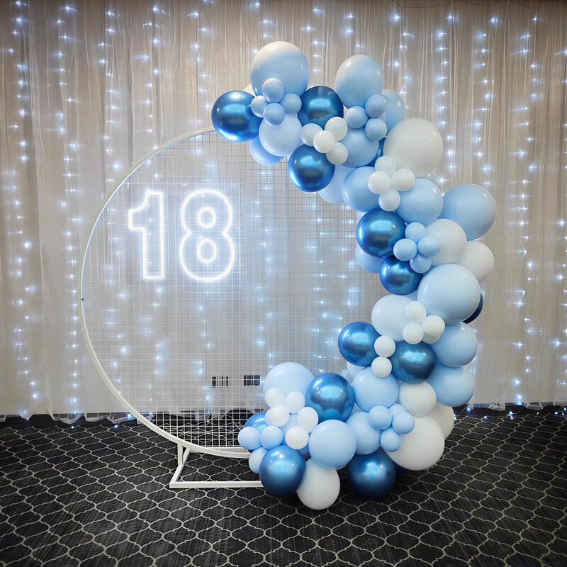 Globos Joyfloat 30 Cm Azul Y Blanco 60 Uds image number null