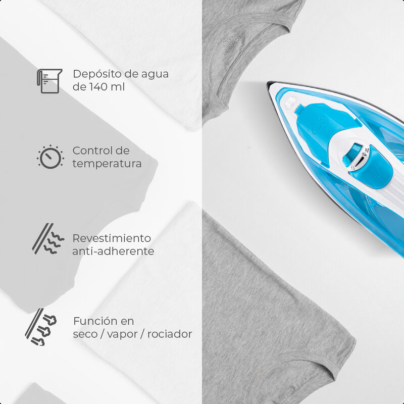 Plancha DAEWOO 140 ml revestimiento anti-adhere... image number null