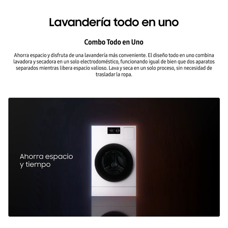 Lavadora Samsgung Bespoke Ai Laundry All In One... image number null