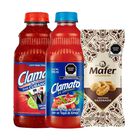 Clamato Cubano 946 Ml + Clamato 946 Ml + Mafer Tostado Sazonado 65 Gr