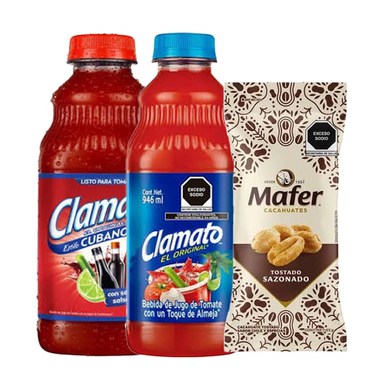 Clamato Cubano 946 Ml + Clamato 946 Ml + Mafer ... image number null