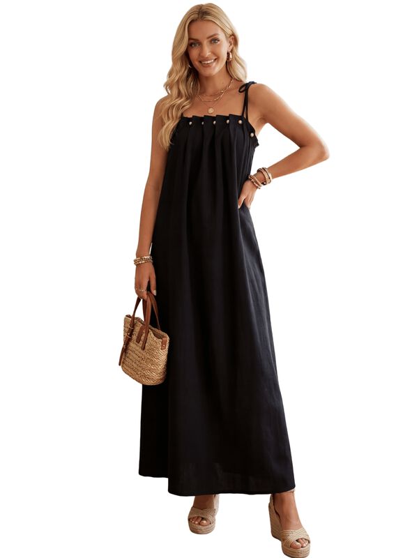 Vestido Casual Largo Para Mujer Malabis Ves-104... image number null