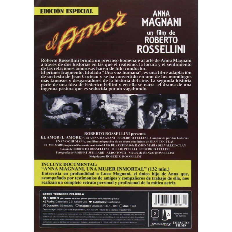 EL AMOR: ED.ESPECIAL (DVD) image number null