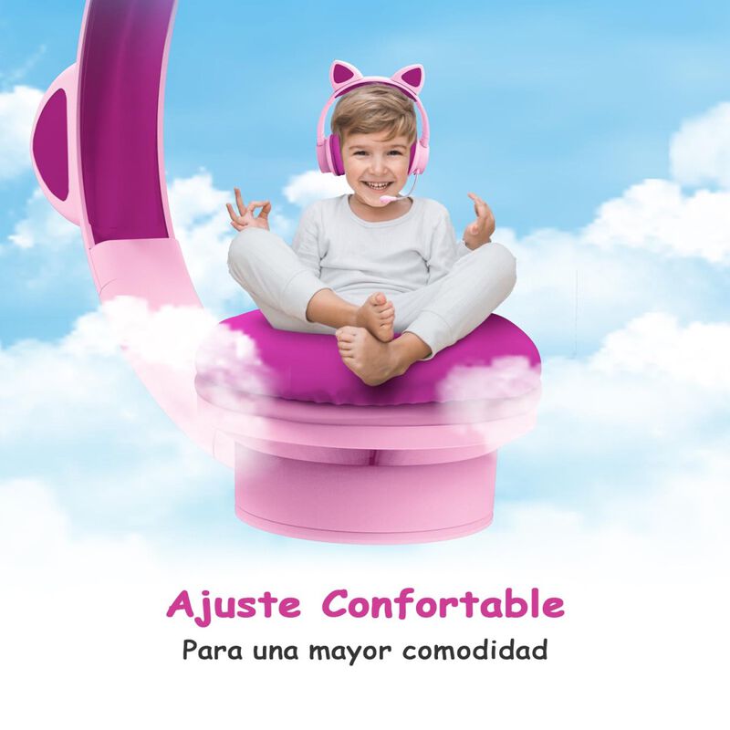 Auricular Al&aacute;mbrico HYPERGEAR para ni&ntilde;os ROSA 3... image number null