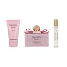 Set Ferragamo Signorina Romantica 3pzs Fragancia 100ml Edp Spray/ Body Lotion 50ml/ 15ml Edp Spray