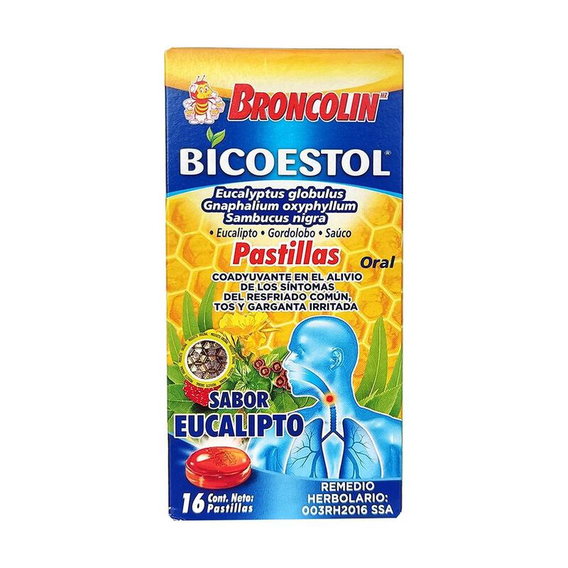 Broncolin Eucalipto16 Pastillas image number null