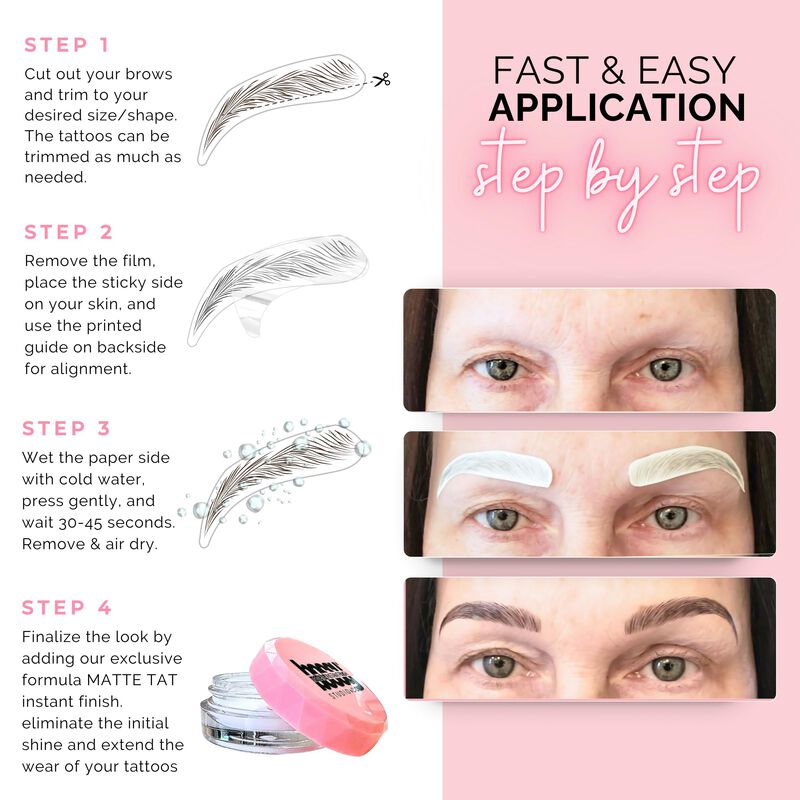 Tatuajes Temporales De Cejas Brows By Bossy &ndash; P... image number null