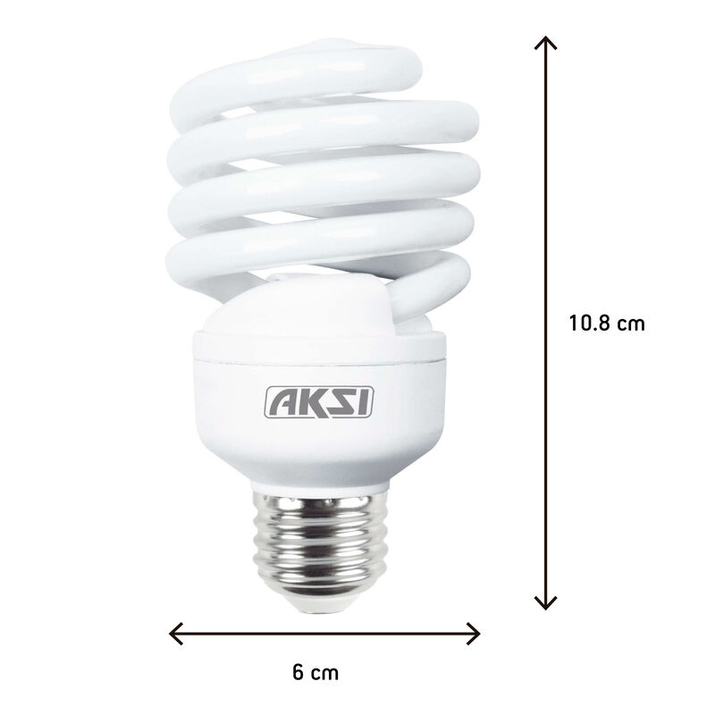 Pack de 16 focos ahorradores Aksi 23W Espiral B... image number null