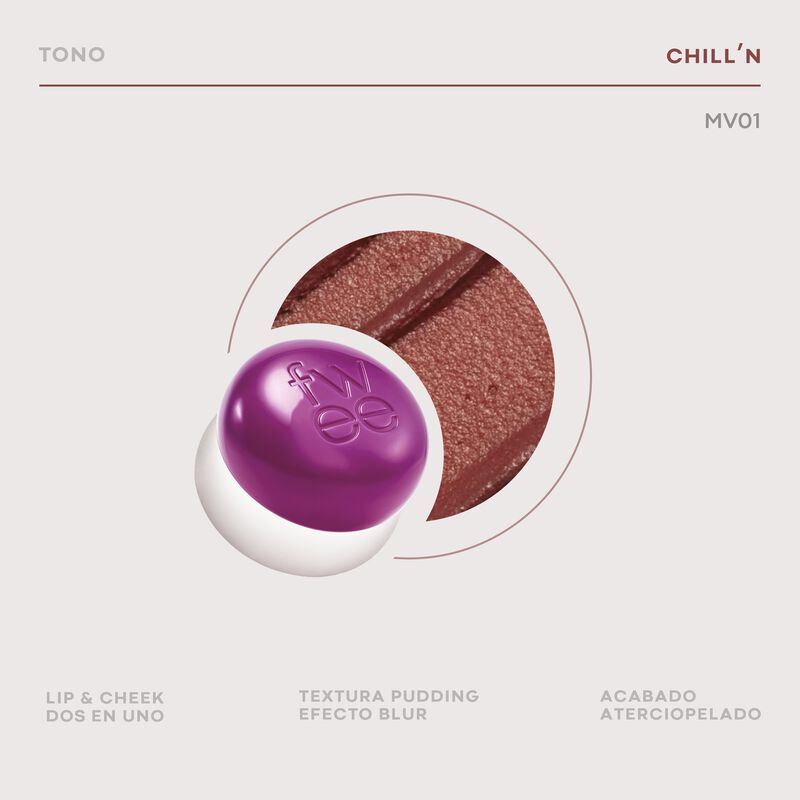 Fwee Lip & cheek Blurry Pudding Pot Chill'n image number null