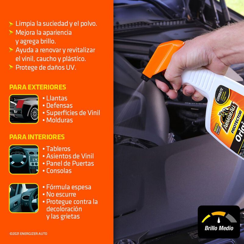 12 Protectores Armor All Limpiador Interior Bri... image number null