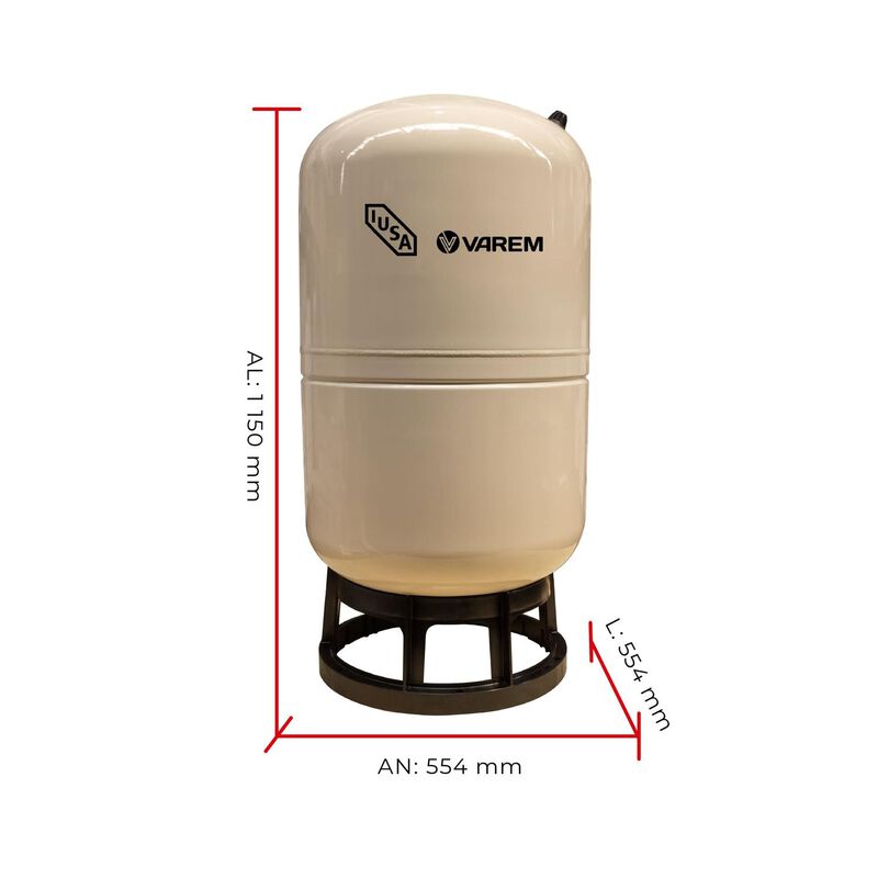 Tanque Presurizado Aquavarem, 200 L, 150 Psi, I... image number null