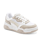 Clasben Tenis urbano para mujer blanco beige
