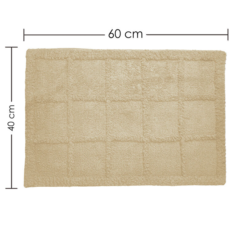 Tapete Waffle 40x60cm Color Beige image number null