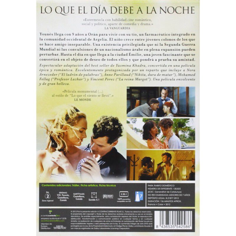 Lo que el d&iacute;a debe a la noche (DVD) image number null
