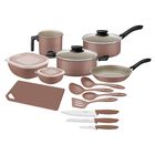 Bater&iacute;a De Cocina Tramontina 28299310 14 Piezas Mocaccino End