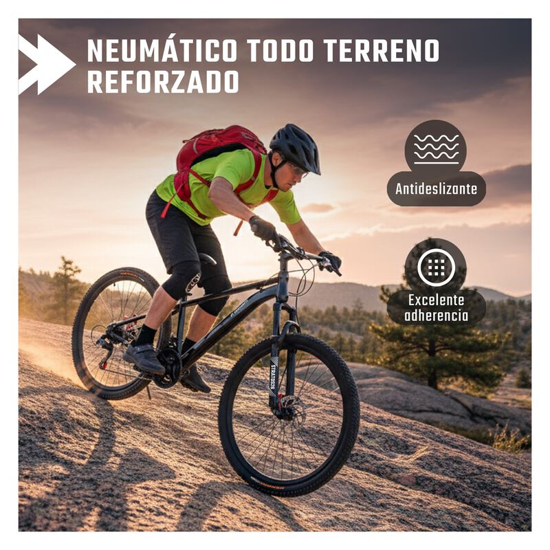 Bicicleta Monta&ntilde;a Rodada 26 Frenos Disco 21 Vel... image number null