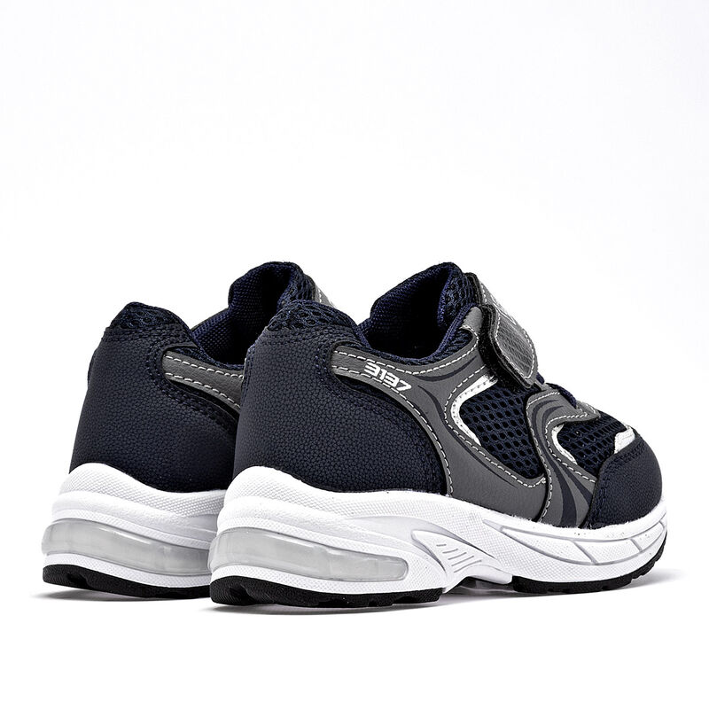 Lux-10 tenis para preescolar ni&ntilde;o  marino gris ... image number null