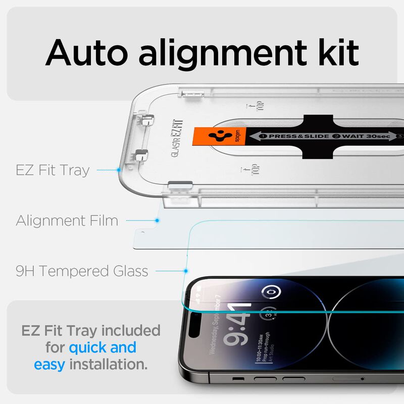 Protector De Pantalla Spigen Glastr Ez Fit Para... image number null
