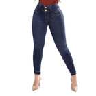 Pantal&oacute;n Savi Jeans Super Skinny Azul S4717 Tiro Medio Dama