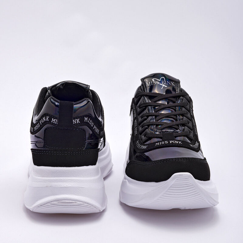 Miss Pink Tenis urbano para mujer negro image number null