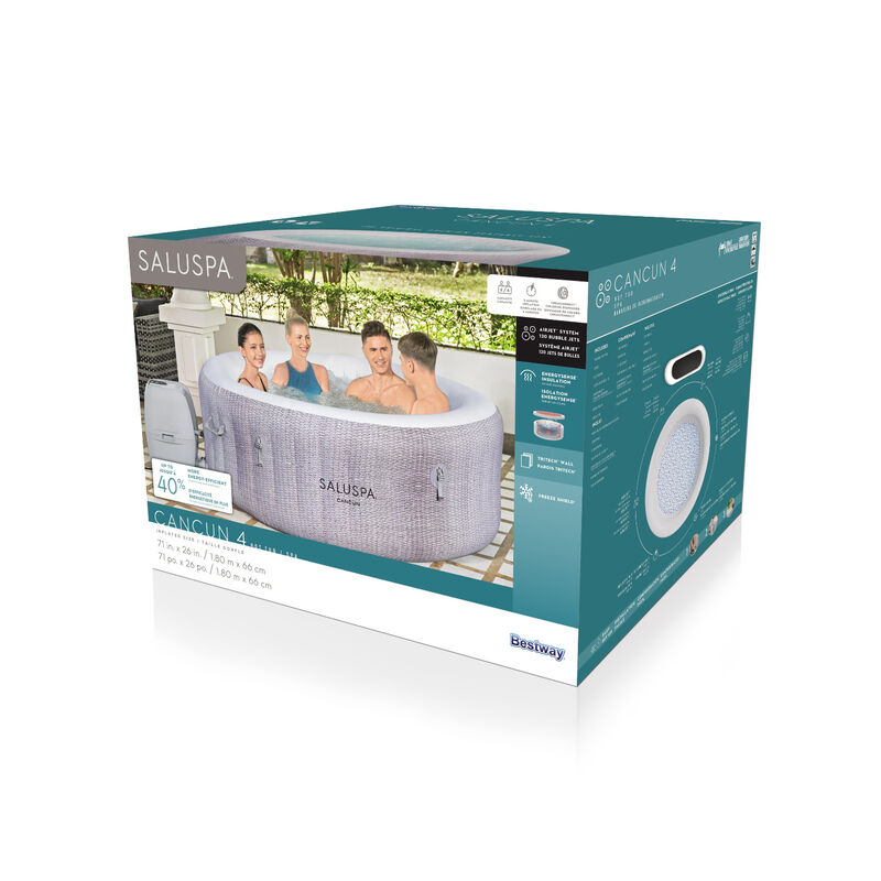 Spa Inflable Para 4 Personas Tina De Hidromasaj... image number null