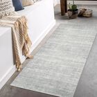 Alfombra Art&tuft 152 cm X 91 cm Lavable Antideslizante Gris