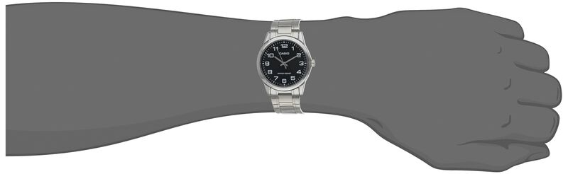 Reloj Casio Mtp-v001d-1b Est&aacute;ndar De Acero Inox... image number null