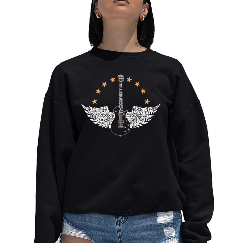 Sudadera De Cuello Redondo Word Art Para Mujer ... image number null