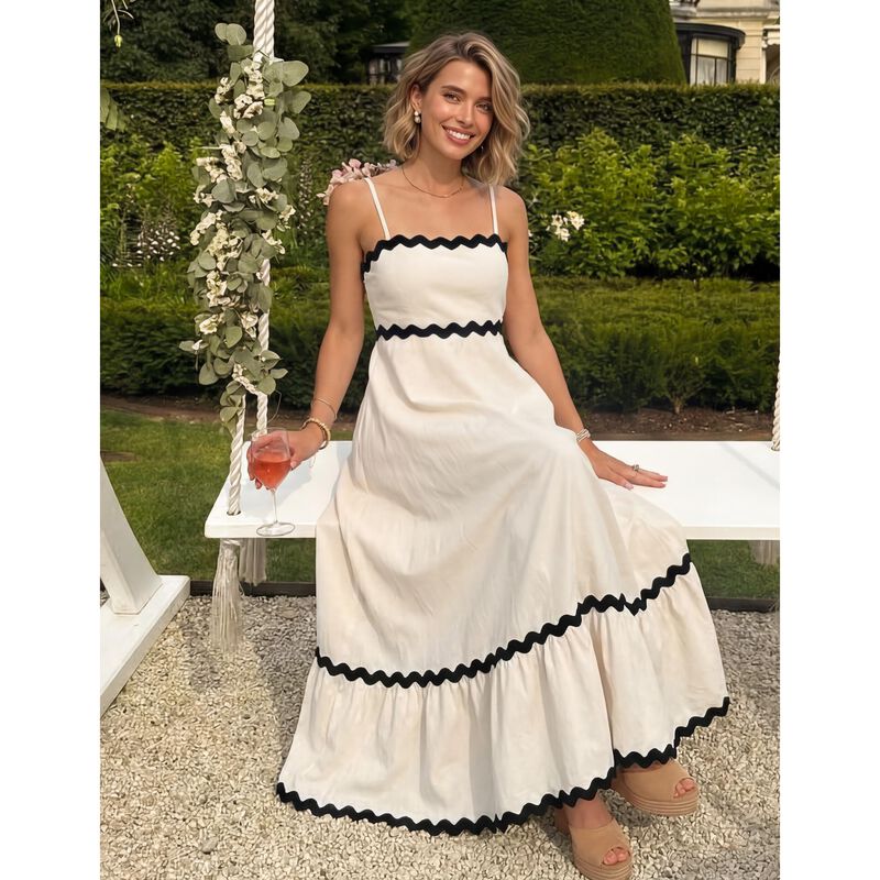 Vestido Midi Zesica Albaricoque - Talla Grande image number null