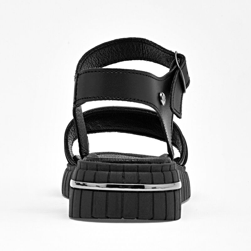 Moramora sandalia piso para mujer negro cod 140... image number null