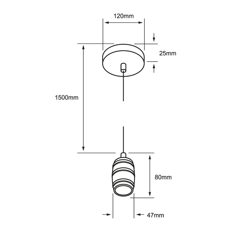 Socket Colgante Decorativo, Cubierta Color Sati... image number null