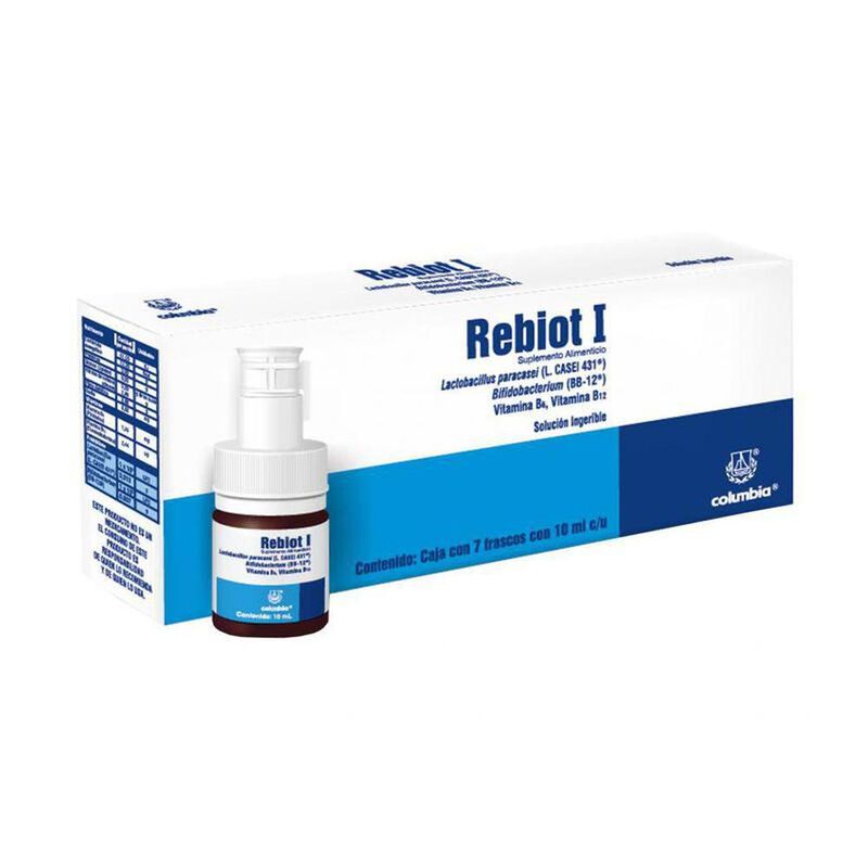 Suplemento Alimenticio Rebiot I 7 Frascos De 10... image number null
