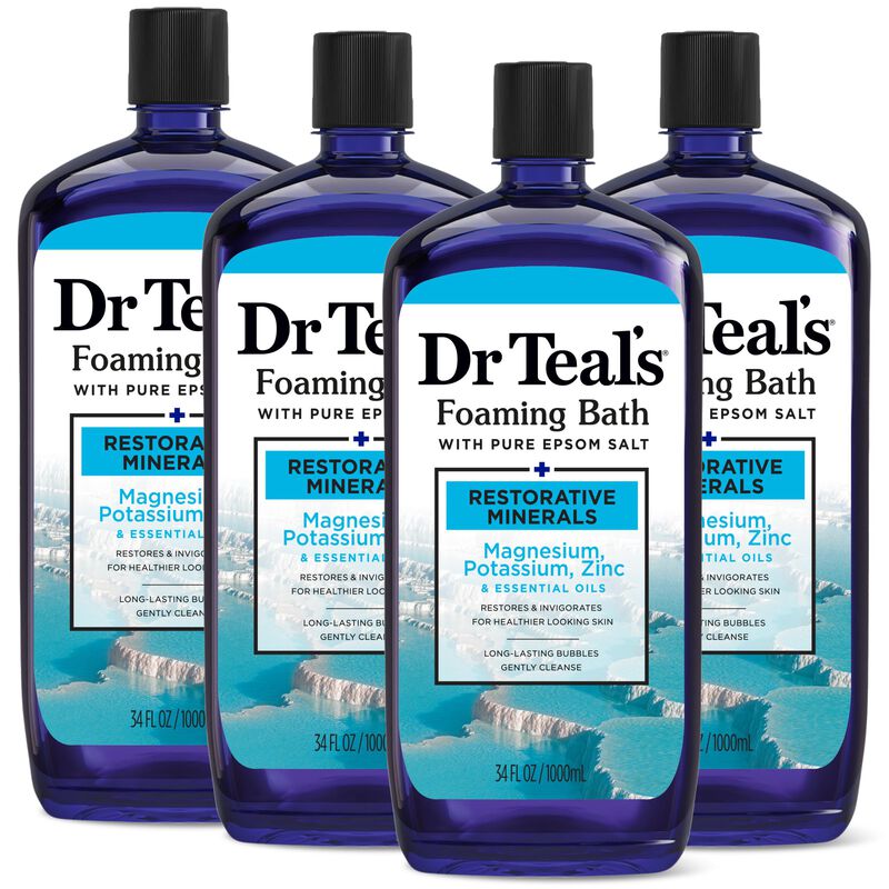 Boaming Bath Dr. Teal's Restorative Minerals, 1... image number null