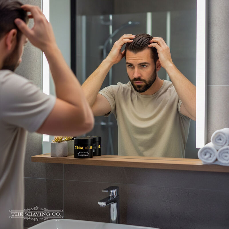 Kit X3 Pomada Cabello The Shaving Co Stone Ultr... image number null