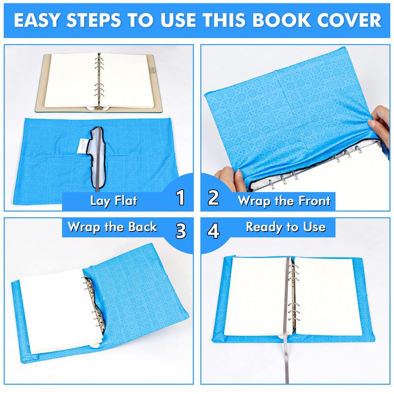 Paquete De 8 Fundas Para Libros Feela 23 &times; 28 c... image number null