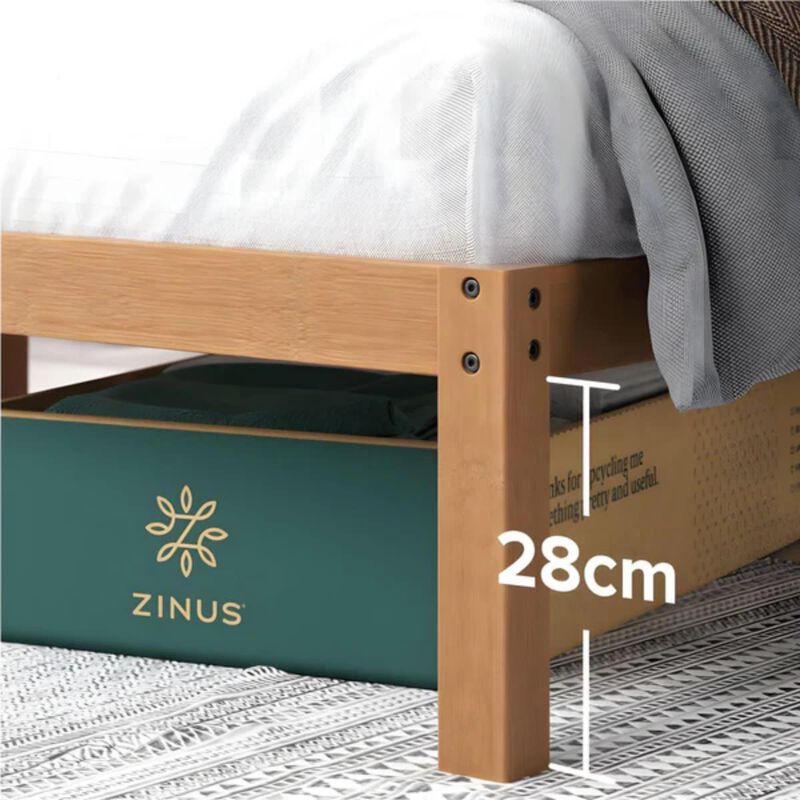 Base De Cama De Bamb&uacute; Zinus Leah Matrimonial Co... image number null