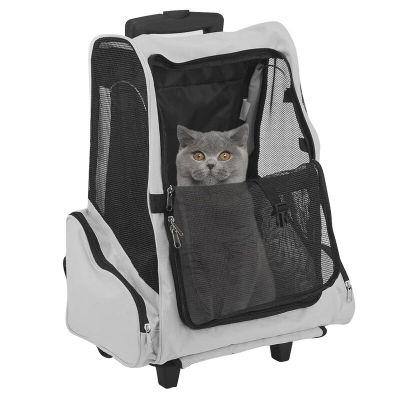 Transportadora Para Mascota Con Ruedas image number null